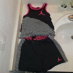Girl's Toddler JORDAN Shorts and Tank